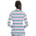 Stripes Drape Collar Cardigan View2