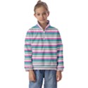 Stripes Kids  Half Zip Hoodie View1