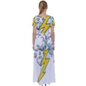 Storm Thunder Lightning Light Flash Cloud High Waist Short Sleeve Maxi Dress View2