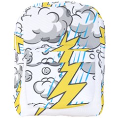 Storm Thunder Lightning Light Flash Cloud Full Print Backpack by danenraven