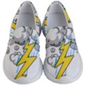 Storm Thunder Lightning Light Flash Cloud Kids Lightweight Slip Ons View1