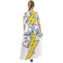 Storm Thunder Lightning Light Flash Cloud Waist Tie Boho Maxi Dress View2