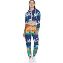 Natural Science Physics Laboratory Formula Cropped Zip Up Lounge Set View1