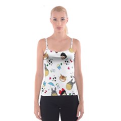 My Neighbor Totoro Cartoon Spaghetti Strap Top by danenraven