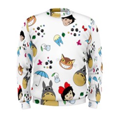 My Neighbor Totoro Cartoon Men s Sweatshirt by danenraven