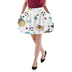 My Neighbor Totoro Cartoon A-line Pocket Skirt by danenraven