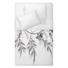 Dreamcatcher Feather Flower Illustration Art Duvet Cover (single Size) by danenraven