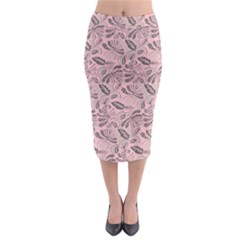 Batik-02 Midi Pencil Skirt