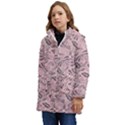 Batik-02 Kid s Hooded Longline Puffer Jacket View3