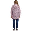 Batik-02 Kid s Hooded Longline Puffer Jacket View4