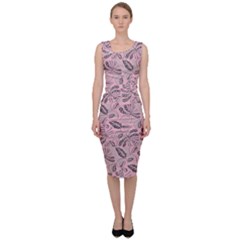 Batik-02 Sleeveless Pencil Dress by nateshop