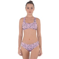 Batik-02 Criss Cross Bikini Set by nateshop