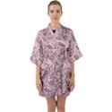 Batik-02 Half Sleeve Satin Kimono  View1