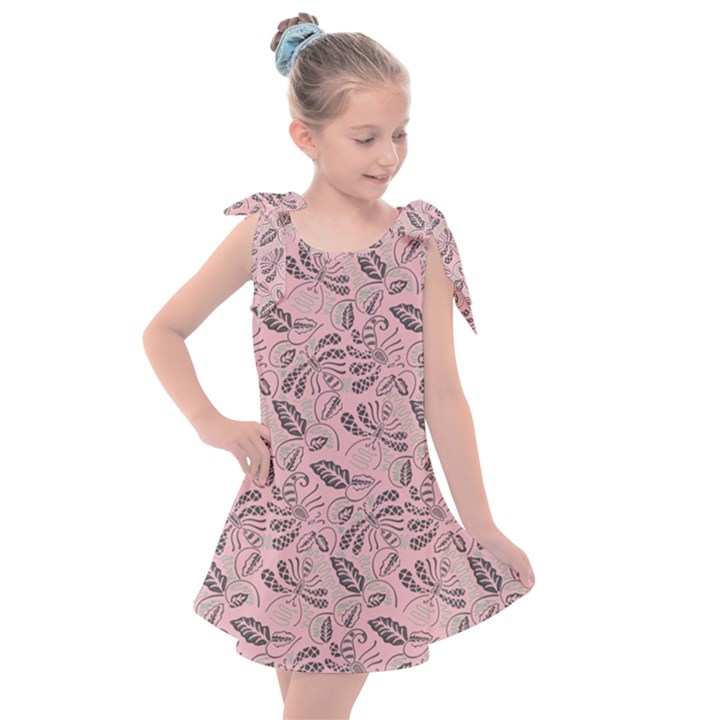 Batik-02 Kids  Tie Up Tunic Dress