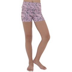 Batik-02 Kids  Lightweight Velour Yoga Shorts by nateshop