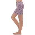 Batik-02 Kids  Lightweight Velour Capri Yoga Leggings View2