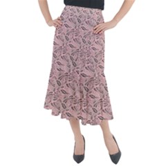 Batik-02 Midi Mermaid Skirt by nateshop