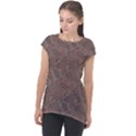 Batik-03 Cap Sleeve High Low Top View1