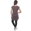 Batik-03 Cap Sleeve High Low Top View2