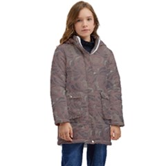 Batik-03 Kid s Hooded Longline Puffer Jacket