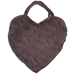 Batik-03 Giant Heart Shaped Tote by nateshop