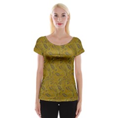 Batik-04 Cap Sleeve Top by nateshop