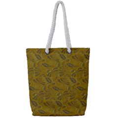 Batik-04 Full Print Rope Handle Tote (small) by nateshop