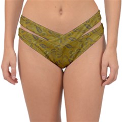 Batik-04 Double Strap Halter Bikini Bottom by nateshop