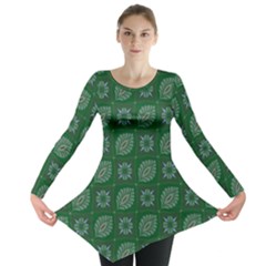 Batik-05 Long Sleeve Tunic  by nateshop