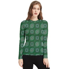 Batik-05 Women s Long Sleeve Rash Guard by nateshop