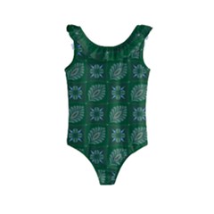 Batik-05 Kids  Frill Swimsuit by nateshop