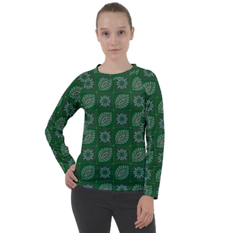 Batik-05 Women s Long Sleeve Raglan Tee by nateshop