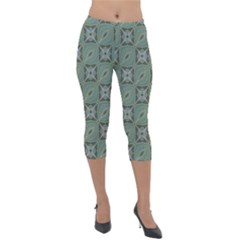 Batik-tradisional Lightweight Velour Capri Leggings  by nateshop