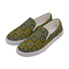 Batik-tradisional-01 Women s Canvas Slip Ons by nateshop