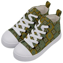 Batik-tradisional-01 Kids  Mid-top Canvas Sneakers by nateshop