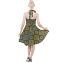 Batik-tradisional-01 Halter Party Swing Dress  View2