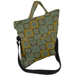 Batik-tradisional-01 Fold Over Handle Tote Bag by nateshop