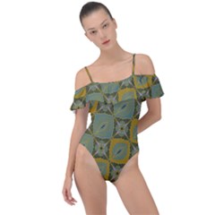 Batik-tradisional-01 Frill Detail One Piece Swimsuit by nateshop