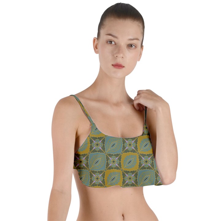 Batik-tradisional-01 Layered Top Bikini Top 