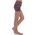 Batik-tradisional-02 Kids  Lightweight Velour Yoga Shorts View3