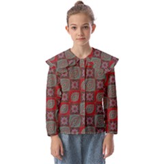 Batik-tradisional-02 Kids  Peter Pan Collar Blouse by nateshop