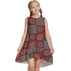 Batik-tradisional-02 Kids  Frill Swing Dress by nateshop