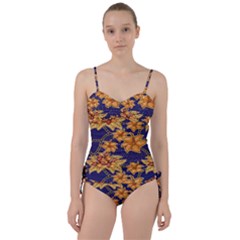 Seamless-pattern Floral Batik-vector Sweetheart Tankini Set by nateshop