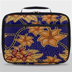 Seamless-pattern Floral Batik-vector Full Print Lunch Bag by nateshop