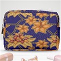 Seamless-pattern Floral Batik-vector Make Up Pouch (Medium) View1