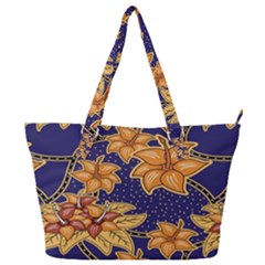 Seamless-pattern Floral Batik-vector Full Print Shoulder Bag by nateshop