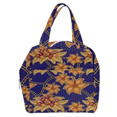 Seamless-pattern Floral Batik-vector Boxy Hand Bag by nateshop