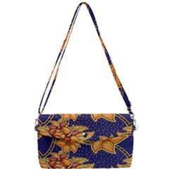 Seamless-pattern Floral Batik-vector Removable Strap Clutch Bag by nateshop