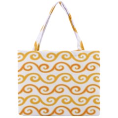 Seamless-pattern-ibatik-luxury-style-vector Mini Tote Bag by nateshop