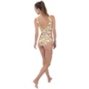 Seamless-pattern-ibatik-luxury-style-vector Side Cut Out Swimsuit View2